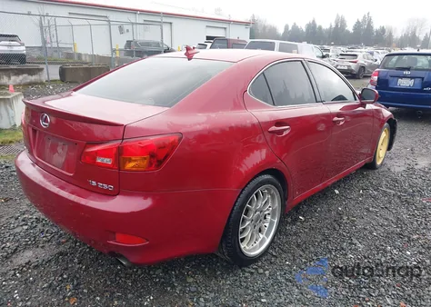 2008 Lexus Is 250 z USA, uszkodzony, nr VIN JTHBK262882072280